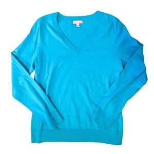 Lilly Pulitzer Vibrant Blue V-Neck Sweater